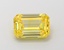 1.15 Ct. Fancy Intense  Yellow Emerald Lab Grown Diamond