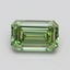 1.00 Ct. Fancy Vivid Green Emerald Lab Grown Diamond
