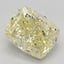 2.62 Ct. Fancy Yellow Cushion Lab Grown Diamond