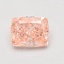 0.76 Ct. Fancy Vivid Pink Cushion Lab Grown Diamond