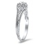 The Tereasa Ring, smalltop view on a hand