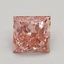 1.70 Ct. Fancy Intense Pink Princess Lab Grown Diamond