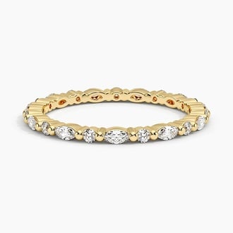 Delicate Versailles Eternity Diamond Ring (1/2 ct. tw.) in 18K Yellow Gold