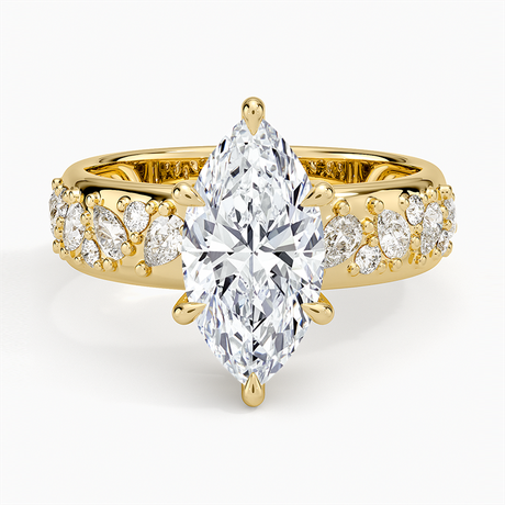 Mosaic Olivetta Three-Quarter Coverage Diamond Ring