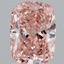 2.00 Ct. Fancy Intense Pink Cushion Lab Grown Diamond
