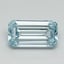 1.01 Ct. Fancy Intense Blue Emerald Lab Grown Diamond