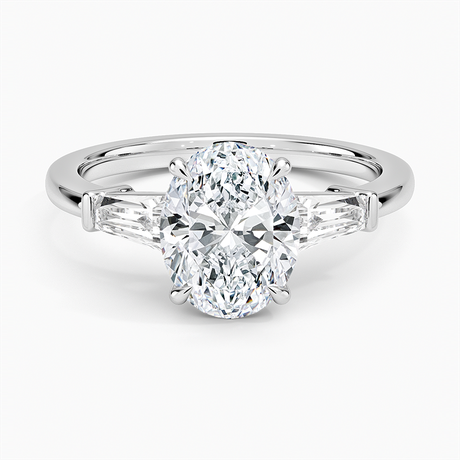 Symphony Three Stone Diamond Ring - Brilliant Earth