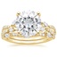 18KY Moissanite Luxe Willow Bridal Set (1/2 ct. tw.), smalltop view