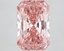 6.30 Ct. Fancy Vivid Pink Radiant Lab Grown Diamond