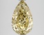 2.01 Ct. Fancy Intense Yellow Pear Lab Grown Diamond