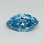 0.63 Ct. Fancy Vivid Blue Marquise Lab Grown Diamond
