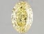 2.03 Ct. Fancy Vivid Yellow Oval Lab Grown Diamond