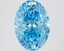 2.72 Ct. Fancy Vivid Blue Oval Lab Grown Diamond