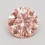 2.00 Ct. Fancy Intense Pink Round Lab Grown Diamond