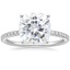 Platinum Ballad Half Coverage Diamond Ring (1/8 ct. tw.), smalltop view
