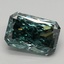 1.61 Ct. Fancy Vivid Bluish Green Radiant Lab Grown Diamond
