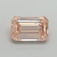 0.64 Ct. Fancy Intense Pink Emerald Lab Grown Diamond