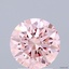 2.17 Ct. Fancy Intense Pink Round Lab Grown Diamond