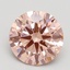2.04 Ct. Fancy Intense Pink Round Lab Grown Diamond