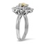 The Valentia Ring, smalltop view on a hand
