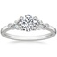 18K White Gold Verbena Diamond Ring, smalltop view
