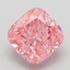 2.07 Ct. Fancy Vivid Pink Cushion Lab Grown Diamond