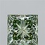 5.04 Ct. Fancy Vivid Green Princess Lab Grown Diamond