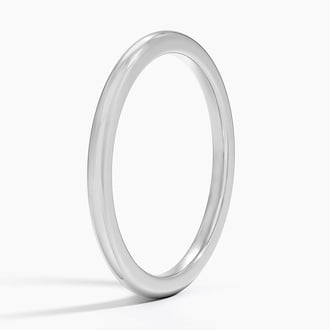 Fairmined 1.5mm Comfort Fit Wedding Ring in 18K White Gold