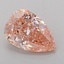 1.57 Ct. Fancy Vivid Pink Pear Lab Grown Diamond