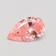 0.45 Ct. Fancy Vivid Pink Pear Lab Grown Diamond