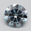 2.50 Ct. Fancy Intense Blue Round Lab Grown Diamond