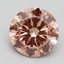 2.90 Ct. Fancy Intense Pink Round Lab Grown Diamond