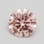 1.60 Ct. Fancy Intense Pink Round Lab Grown Diamond