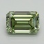 5.02 Ct. Fancy Vivid Green Emerald Lab Grown Diamond