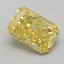1.08 Ct. Fancy Yellow Radiant Lab Grown Diamond