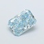 1.54 Ct. Fancy Vivid  Blue Radiant Lab Grown Diamond