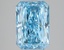 3.09 Ct. Fancy Vivid Blue Radiant Lab Grown Diamond