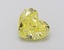 1.07 Ct. Fancy Intense Yellow Heart Lab Grown Diamond