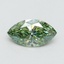 1.51 Ct. Fancy Vivid Green Marquise Lab Grown Diamond