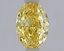 1.06 Ct. Fancy Vivid Yellow Yellow Oval Lab Grown Diamond