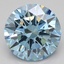 2.54 Ct. Fancy Vivid Blue Round Lab Grown Diamond