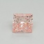 1.03 Ct. Fancy Intense Pink Princess Lab Grown Diamond