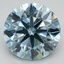 3.27 Ct. Fancy Vivid Blue Round Lab Grown Diamond