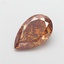2.90 Ct. Fancy Light Yellowish Brown Pear Lab Grown Diamond