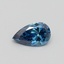 0.50 Ct. Fancy Vivid Blue Pear Lab Grown Diamond