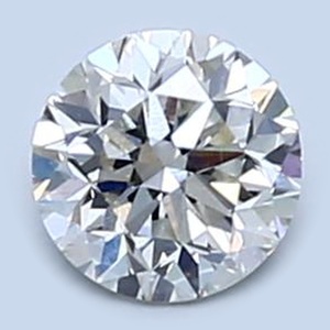 Round diamond — real photo