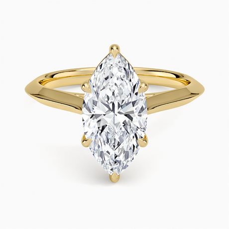Piper Knife Edge Solitaire Ring
