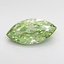 0.95 Ct. Fancy Vivid Green Marquise Lab Grown Diamond