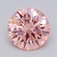 1.00 Ct. Fancy Pink Round Lab Grown Diamond