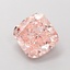 1.52 Ct. Fancy Intense  Pink Cushion Lab Grown Diamond